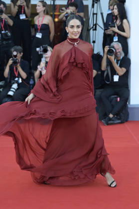 September 8, 2026, Venice Lido, Italy: Rocio Munoz Morales attends the red carpet of movie Bunker during the 83rd Venice Film Festival at Palazzo del Cinema. Venice Lido Italy - ZUMAs197 20260908_aaa_s197_479 Copyright: xMarioxCartellix