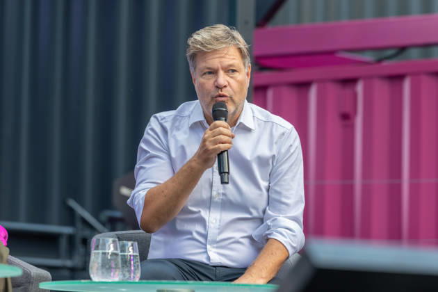 DIGITAL X 2026 at Cologne’s Rheinauhafen, September 8, 2026—Robert HABECK, Member of the Bundestag, former Federal Minister for Economic Affairs and Vice Chancellor, Alliance 90 The Greens. Visitors learn more at DI Copyright: xMarcxJohnx
