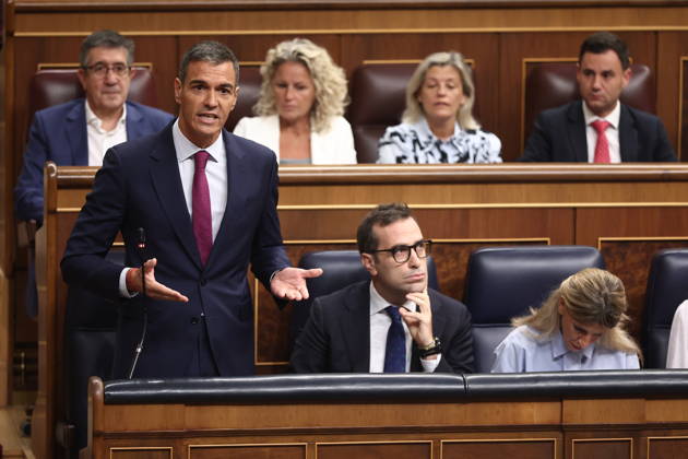 Government Question Period in Congress Dominated by the Crisis in Ceuta Prime Minister Pedro Sánchez speaks during a plenary session in the Congress of Deputies on September 9, 2026, in Madrid, Spain. The government faces its first question-and-answer session since the start of the legislative session, coinciding with the declassification of some 40 documents, dated from July 1 to August 1, related to the crisis in Ceuta resulting from the mass influx of some 80,000 migrants from the border with Morocco. Saiz indicated that more relevant reports would be published if necessary, as the government has nothing to hide. SEPTEMBER 9, 2026, Madrid, Spain  Copyright: xEduardoxParrax 7759782