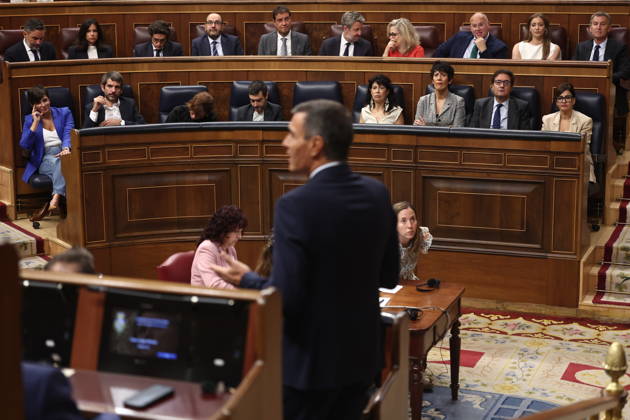 Government Question Period in Congress Dominated by the Crisis in Ceuta I D Prime Minister Pedro Sánchez speaks during a plenary session in the Congress of Deputies on September 9, 2026, in Madrid, Spain. The government faces its first question-and-answer session since the start of the legislative session, coinciding with the declassification of some 40 documents, dated from July 1 through August 1, related to the crisis in Ceuta resulting from the mass influx of some 80,000 migrants from the border with Morocco. Saiz indicated that more relevant reports would be published if necessary, as the Executive has nothing to hide. SEPTEMBER 9, 2026, Madrid, Spain  Copyright: xEduardoxParrax 7759821