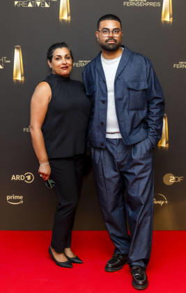 ABB KREATIVE s Wesley William Salamone makes a guest appearance on the red carpet at the gala The Night of the Creatives: The 2026 German Television Award at the Flora on September 8, 2026, in Cologne, North Rhine-Westphalia, Germany