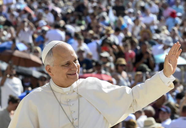 Pope Leo XIV leads The General Audience - Vatican Pope Leo XIV attends the weekly general audience in Saint Peter’s square, Vatican on September 9, 2026. Photo by (EV) Mario Tomassetti Vatican Media ABACAPRESS.COM Rome Vatican (or Holy See)  Copyright: xABACAx