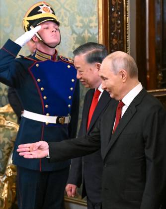 Russia Vietnam 9239434 09.09.2026 Vietnamese President To Lam and Russian President Vladimir Putin arrive to attend a narrow format meeting at the Kremlin in Moscow, Russia. Alexey Maishev Sputnik Moscow Russia  Copyright: xAlexeyxMaishevx