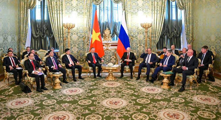 Russia Vietnam 9239440 09.09.2026 Vietnamese President To Lam and Russian President Vladimir Putin attend a narrow format meeting at the Kremlin in Moscow, Russia. Alexey Maishev Sputnik Moscow Russia  Copyright: xAlexeyxMaishevx