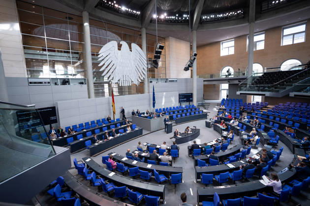September 9, 2026, GER, Berlin, 92nd Session of the German Bundestag in the Plenary Hall of the Reichstag Building, Plenary Hall of the German Bundestag Copyright: xnordphotoxGmbHx xChristianxSchulzex