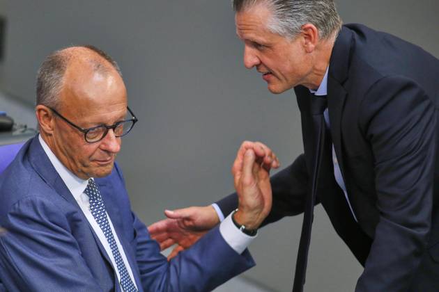 Berlin, Germany, September 9, 2026 German Bundestag 92nd Session of the Bundestag Budget Week Chancellor Friedrich Merz (CDU) and Thorsten Frei (CDU) Copyright: xdtsxNachrichtenagenturx dts_133717
