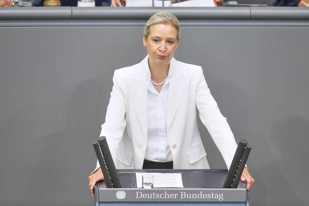 Berlin, Germany, September 9, 2026 German Bundestag 92nd Session Budget Week Alice Weidel, AfD Copyright: xdtsxNachrichtenagenturx dts_133781