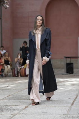 September 9, 2026, Madrid, Spain: A model parades with Maria Lafuente design during the OMODA Fashion Week Madrid at Jardines Sabatini Madrid. Madrid Spain  - ZUMAs197 20260909_aaa_s197_133 Copyright: xAtilanoxGarciax