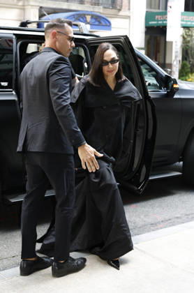 **VIDEO AVAILABLE. CONTACT PHOTODESK@INSTARIMAGES.COM TO RECEIVE.** Gal Gadot arrives at a New York hotel after appearing on the Today show at the NBC Studios Featuring: Gal Gadot Where: New York City, New York, United States When: 09 Sep 2026 Credit: Jairo Pastoressa INSTARimages EDITORIAL USE ONLY. NOT FOR USE BY NEWSPAPERS BASED IN THE UK. Copyright: xx instar56000137