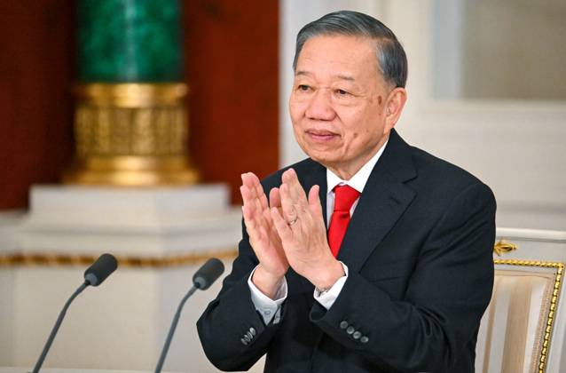 Russia Vietnam 9239611 09.09.2026 Vietnamese President To Lam takes part in a joint press approach with Russian President Vladimir Putin following their meeting at the Kremlin in Moscow, Russia. Alexey Maishev Sputnik Moscow Russia  Copyright: xAlexeyxMaishevx