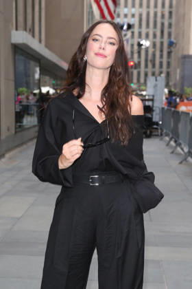 September 9, 2026: Kaya Scodelario arrives at the Today Show  - ZUMAh16_ 20260909_zaf_h16_020 Copyright: xDanxHerrickx