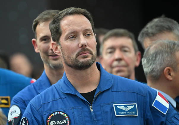 Thomas Pesquet, a French astronaut with the European Space Agency (ESA), and Emmanuel Macron, President of the French Republic, at the International Space Summit on September 10, 2026, at the Grand Palais in Paris, September 9, 2026. Nearly 1,100 companies from the space sector will also be present at the Grand Palais, demonstrating the exceptional mobilization of the global space ecosystem around this event, organized by France and Germany. The Summit will address all issues related to the development and innovation of the space sector through three key themes: 1) meeting the challenges of the global space economy through international cooperation; 2) advancing science, technology, and space exploration from an international perspective; Copyright: xChristianxLiewigx xBestimagexChristianxLiewigx xBestimagex