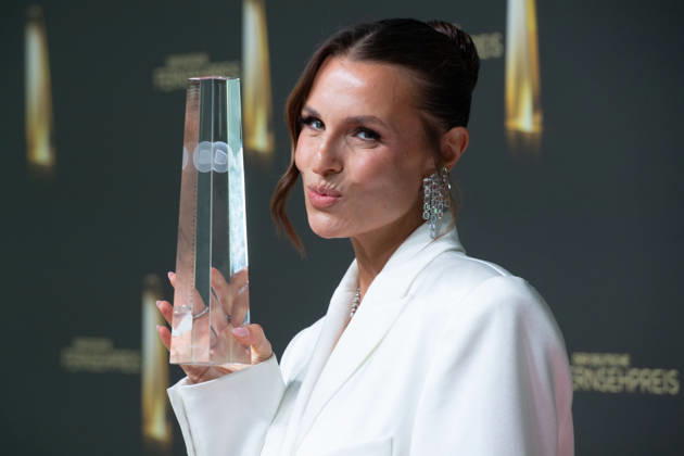 Award winner Laura WONTORRA, host, German Television Award ceremony, The 2026 German Television Award, 2026 German Television Award at Confex Cologne, on September 9, 2025