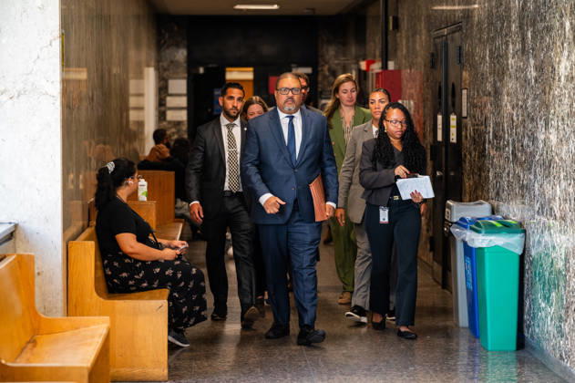 September 9, 2026, New York, Ny, United States: Manhattan District Attorney Alvin L. Bragg, Jr., today announced the indictment of RAUL MORALES, 51, for allegedly stabbing two men in an antisemitic attack on the Upper West Side on July 23, 2026. MORALES is charged in a New York State Supreme Court indictment with various counts of Attempted Murder in the Second Degree as a Hate Crime, Assault in the First Degree as a Hate Crime, Assault in the Second Degree as a Hate Crime and Attempted Assault in the First Degree as a Hate Crime. New York United States - ZUMAt177 20260909_znp_t177_019 Copyright: xJohnxTaggartx