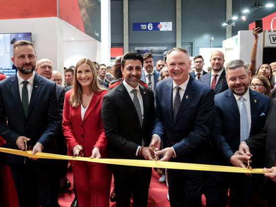 September 8, 2026, Kielce, Poland: Deputy Prime Minister and Minister of Defence, Wladyslaw Kosiniak-Kamysz and Minister of Foreign Affairs of Canada David McGuinty seen at the opening ceremony of Canada pavilion during the 34th International Defence Industry Exhibition. The International Defence Industry Exhibition in Kielce is one of the largest military arms expositions in Europe - the show showcases more than 1,000 exhibitors from 40 countries. 34th International Defence Industry Exhibition takes place between 8th and 11 of September, 2026. Kielce Poland - ZUMAs197 20260908_aaa_s197_959 Copyright: xDominikaxZarzyckax