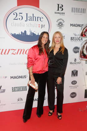 25 Years of Claudia Schulz PR Hamburg Dana Schweiger, Esther Roling, 25 Years of Claudia Schulz PR, Nyx Hotel Hamburg, September 9, 2026 Copyright: xEventpressxBecherx