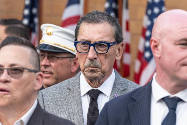 September 9, 2026, Bronx, New York, USA: Former Fire Commissioner Michael Nigro attends memorial service to commemorate 25th anniversary of terrorist attack on World Trade Center in New York. Service was held at FerryHawks Stadium of Staten Island Borough, New York, NY on September 9, 2026. FDNY members, families of those how perished on that day and who died after of illnesses related to their work in the rescue and recovery efforts, members of fire departments from around the country as well as firefighters from Italy and France attended the service. Bronx USA - ZUMAr339 20260909_znp_r339_045 Copyright: xLevxRadinx