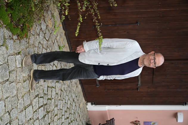 Stephan Krawczyk at the concert and reading Gelöste Stimmen: GDR Fates in Stories and Songs at the Sankt Wenzeslaus Abbey in Markersdorf, Jauernick Buschbach, September 9, 2026 Copyright: xMatthiasxWehnertx