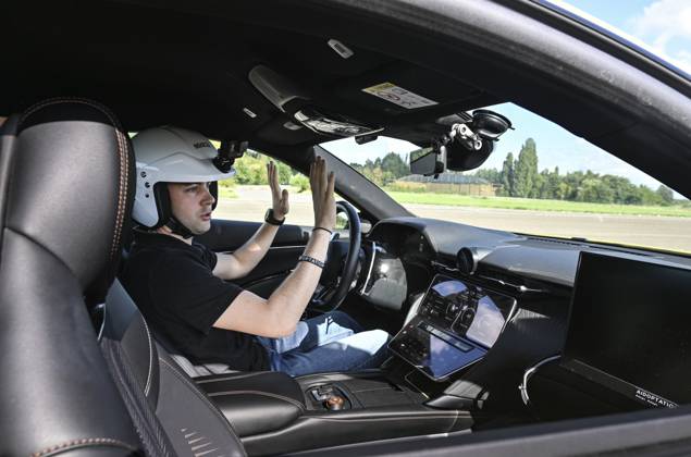 Self Driving System By Aidoptation SINT-TRUIDEN, BELGIUM - SEPTEMBER 10: Demonstration of the autonomous driving system developed by the Belgian high-tech company Aidoptation. Aidoptation has obtained authorization to test a fully autonomous Level 4 driving system on Belgian highways at speeds of up to 120 km h. Testing began on the E313 and E314, and the car has already traveled nearly 200 km on the highway. on September 10, 2026 in Sint-Truiden, Belgium, 10 09 2026 Sint-Truiden Belgium  Copyright: xBertxVanxDenxBrouckex