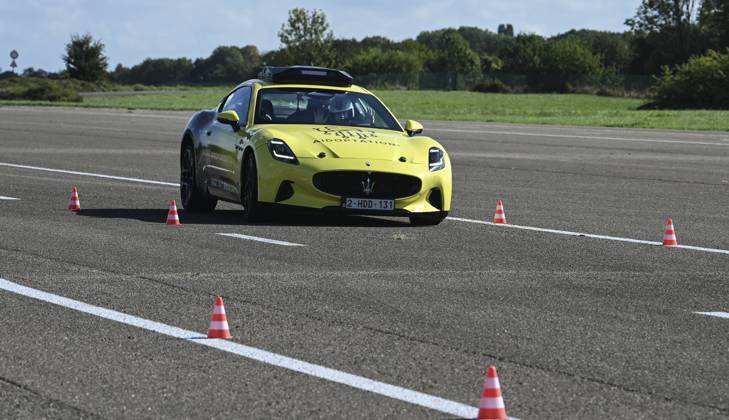 Self Driving System By Aidoptation SINT-TRUIDEN, BELGIUM - SEPTEMBER 10: Demonstration of the autonomous driving system developed by the Belgian high-tech company Aidoptation. Aidoptation has obtained authorization to test a fully autonomous Level 4 driving system on Belgian highways at speeds of up to 120 km h. Testing began on the E313 and E314, and the car has already traveled nearly 200 km on the highway. on September 10, 2026 in Sint-Truiden, Belgium, 10 09 2026 Sint-Truiden Belgium  Copyright: xBertxVanxDenxBrouckex