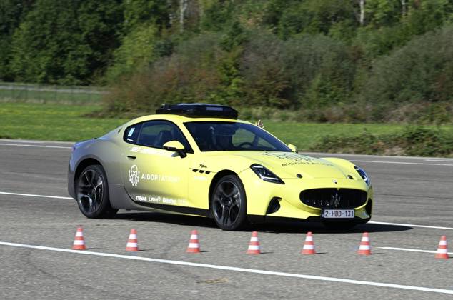 Self Driving System By Aidoptation SINT-TRUIDEN, BELGIUM - SEPTEMBER 10: Demonstration of the autonomous driving system developed by the Belgian high-tech company Aidoptation. Aidoptation has obtained authorization to test a fully autonomous Level 4 driving system on Belgian highways at speeds of up to 120 km h. Testing began on the E313 and E314, and the car has already traveled nearly 200 km on the highway. on September 10, 2026 in Sint-Truiden, Belgium, 10 09 2026 Sint-Truiden Belgium  Copyright: xBertxVanxDenxBrouckex