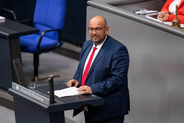 September 10, 2026, GER, Berlin, 93rd session of the German Bundestag in the plenary hall of the Reichstag building. Stephan Protschka (AfD) stands at the lectern and speaks. Copyright: xnordphotoxGmbHx xChristianxSchulzex