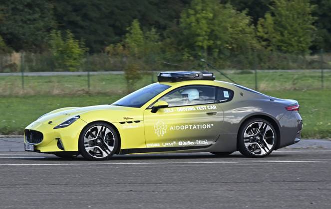 Self Driving System By Aidoptation SINT-TRUIDEN, BELGIUM - SEPTEMBER 10: Demonstration of the autonomous driving system developed by the Belgian high-tech company Aidoptation. Aidoptation has obtained authorization to test a fully autonomous Level 4 driving system on Belgian highways at speeds of up to 120 km h. Testing began on the E313 and E314, and the car has already traveled nearly 200 km on the highway. on September 10, 2026 in Sint-Truiden, Belgium, 10 09 2026 Sint-Truiden Belgium  Copyright: xBertxVanxDenxBrouckex