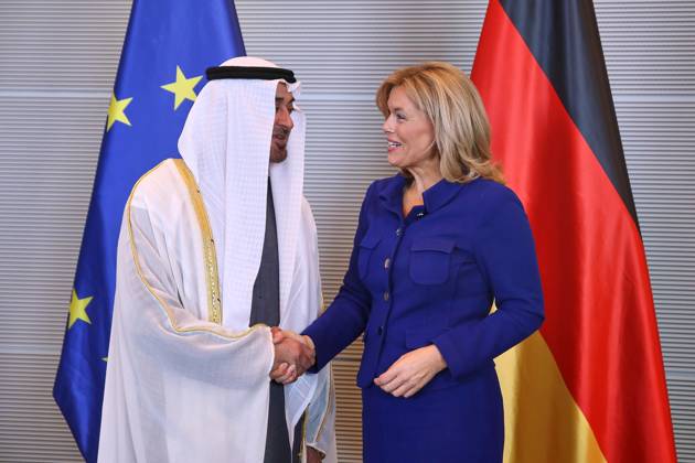 Berlin, Germany, September 10, 2026 German Bundestag State visit by His Highness the President of the United Arab Emirates, Sheikh Mohammed bin Zayed Al Nahyan, and Julia Klöckner, CDU Copyright: xdtsxNachrichtenagenturx dts_133968
