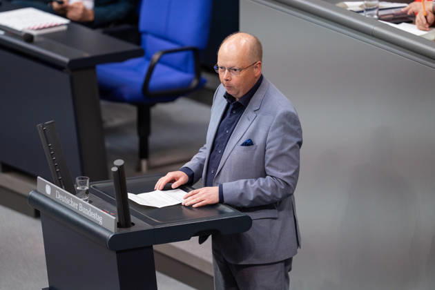 September 10, 2026, GER, Berlin, 93rd session of the German Bundestag in the plenary hall of the Reichstag building. Stefan Seidler, an independent, stands at the lectern and speaks. Copyright: xnordphotoxGmbHx xChristianxSchulzex