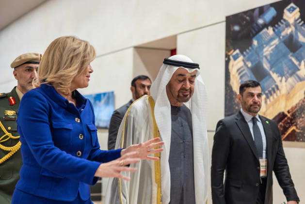 State visit by His Highness the President of the United Arab Emirates, Sheikh Mohammed bin Zayed Al Nahyan, to the Federal Republic of Germany, Berlin, September 10, 2026 The President of the German Bundestag, Julia Klöckner, welcomes the President of the United Arab Emirates, Sheikh Mohammed bin Zayed Al Nahyan, to the German Bundestag in Berlin