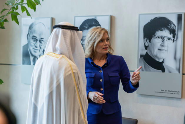 State visit by His Highness the President of the United Arab Emirates, Sheikh Mohammed bin Zayed Al Nahyan, to the Federal Republic of Germany, Berlin, September 10, 2026 The President of the German Bundestag, Julia Klöckner, welcomes the President of the United Arab Emirates, Sheikh Mohammed bin Zayed Al Nahyan, to the German Bundestag in Berlin