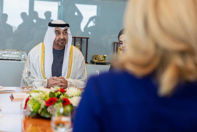 State visit by His Highness Sheikh Mohammed bin Zayed Al Nahyan, President of the United Arab Emirates, to the Federal Republic of Germany, Berlin, September 10, 2026 The President of the German Bundestag, Julia Klöckner, welcomes the President of the United Arab Emirates, Sheikh Mohammed bin Zayed Al Nahyan, to the German Bundestag in Berlin