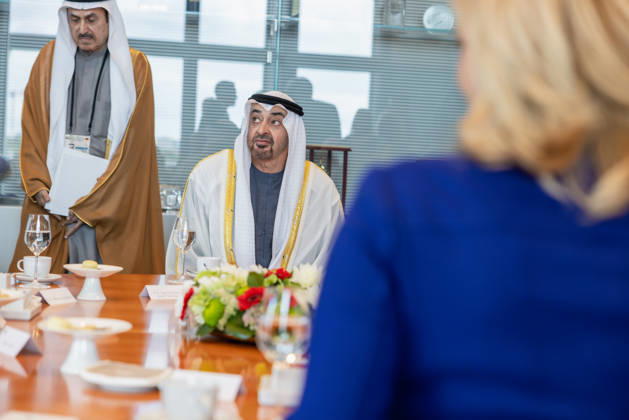 State visit by His Highness the President of the United Arab Emirates, Sheikh Mohammed bin Zayed Al Nahyan, to the Federal Republic of Germany, Berlin, September 10, 2026 The President of the German Bundestag, Julia Klöckner, welcomes the President of the United Arab Emirates, Sheikh Mohammed bin Zayed Al Nahyan, to the German Bundestag in Berlin