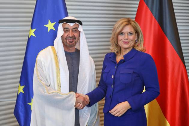 Berlin, Germany, September 10, 2026 German Bundestag State visit by His Highness Muhammad bin Zayid Al Nahyan, President of the United Arab Emirates, and Julia Klöckner, President of the Bundestag (CDU) Copyright: xdtsxNachrichtenagenturx dts_133986