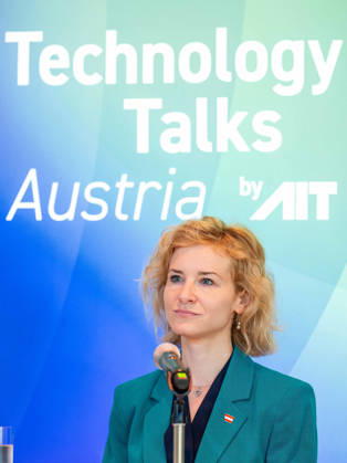 September 10, 2026: Press reception for the conference featuring Eva Maria Holzleitner, SPÖ, Federal Minister for Women, Science, and Research, on September 10, 2026, at the press reception for Technology Talks Austria 2026 at the Libelle MuseumsQuartier in Vienna, Vienna, Austria