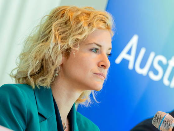 September 10, 2026: Press reception for the conference featuring Federal Minister for Women, Science, and Research Eva Maria Holzleitner (SPÖ) on September 10, 2026, at the press reception for Technology Talks Austria 2026 at the Libelle MuseumsQuartier in Vienna, Vienna, Austria