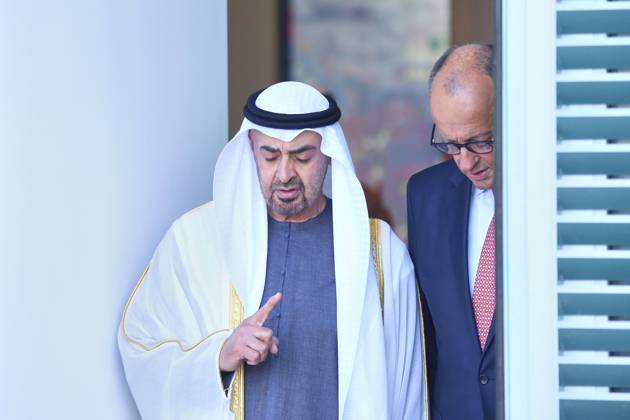 Berlin, Germany, September 10, 2026; Federal Chancellery; State Visit by His Highness Muhammad bin Zayid Al Nahyan, President of the United Arab Emirates, and Friedrich Merz Copyright: xdtsxNachrichtenagenturx dts_134000