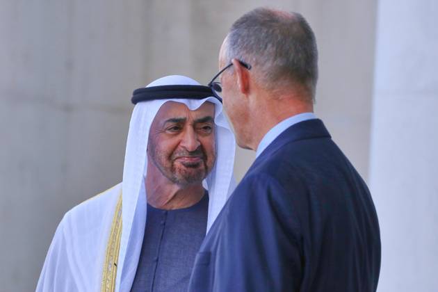 Berlin, Germany, September 10, 2026; Federal Chancellery: State visit by His Highness Muhammad bin Zayid Al Nahyan, President of the United Arab Emirates, and Friedrich Merz Copyright: xdtsxNachrichtenagenturx dts_134002