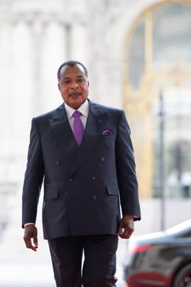 Arrivals at the International Space Summit - Paris Republic of Congo s President Denis Sassou-Nguesso arrives at the International Space Summit at the Grand Palais in Paris, France on September 10, 2026. Photo by Jeanne Accorsini Pool ABACAPRESS.COM Paris France  Copyright: xAccorsinixJeanne Pool ABACAx