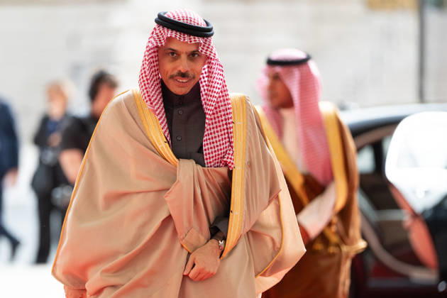 Saudi Foreign Minister Prince Faisal bin Farhan Al Saud at the Space Summit at the Grand Palais in Paris, on September 10, 2026. Nearly 1,100 companies from the space sector will also be present at the Grand Palais, demonstrating the exceptional mobilization of the global space ecosystem around this event, organized by France and Germany. The Summit will address all issues related to the development and innovation of the space sector through three key themes: 1) addressing the challenges of the global space economy through international cooperation; 2) advancing science, technology, and space exploration from an international perspective; and 3) ensuring space security through dialogue, defense, and partnerships. Jeanne Accorsini Pool Best  Copyright: xJeannexAccorsini Pool BestimagexJeannexAccorsini Pool Bestimagex