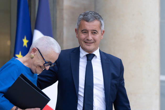 Weekly Cabinet Meeting - Paris French Justice Minister Gerald Darmanin leaving after the weekly cabinet meeting at the Elysee Palace in Paris, France on September 10, 2026. Photo by Rafael Lafargue ABACAPRESS.COM Paris France  Copyright: xLafarguexRaphael ABACAx