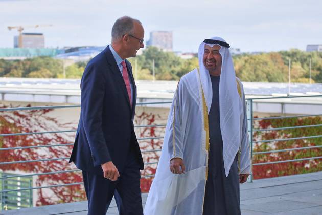 Berlin, Germany, September 10, 2026; Federal Chancellery; State Visit: His Excellency Friedrich Merz and Muhammad bin Zayid Al Nahyan, President of the United Arab Emirates Copyright: xdtsxNachrichtenagenturx dts_134022