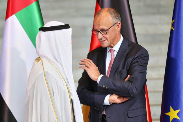 Berlin, Germany, September 10, 2026; Federal Chancellery; State Visit by His Highness Muhammad bin Zayid Al Nahyan, President of the United Arab Emirates, and Friedrich Merz Copyright: xdtsxNachrichtenagenturx dts_134021
