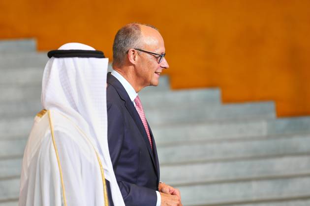Berlin, Germany, September 10, 2026; Federal Chancellery; State Visit by His Highness Muhammad bin Zayid Al Nahyan, President of the United Arab Emirates, and Friedrich Merz Copyright: xdtsxNachrichtenagenturx dts_134024