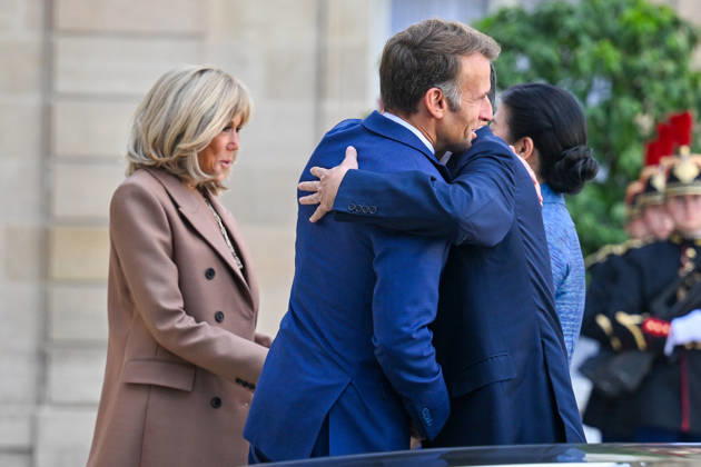 French President Emmanuel Macron and his wife, First Lady Brigitte Macron, welcomed Vietnamese President To Lam, and his wife Ngo Phuong Ly at the Élysée Palace in Paris, France, on September 10, 2026. French President Emmanuel Macron and his wife Brigitte Macron receive Vietnam’s President To Lam and his wife Ngo Phuong Ly at the Élysée Palace in Paris, France, on September 10, 2026 Paris, France Copyright: xChristianxLiewigx xBestimagexChristianxLiewigx xBestimagex