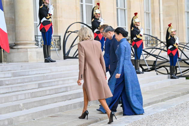 French President Emmanuel Macron and his wife, First Lady Brigitte Macron, welcomed Vietnamese President To Lam, and his wife Ngo Phuong Ly at the Élysée Palace in Paris, France, on September 10, 2026. French President Emmanuel Macron and his wife Brigitte Macron receive Vietnam’s President To Lam and his wife Ngo Phuong Ly at the Élysée Palace in Paris, France, on September 10, 2026 Paris, France Copyright: xChristianxLiewigx xBestimagexChristianxLiewigx xBestimagex