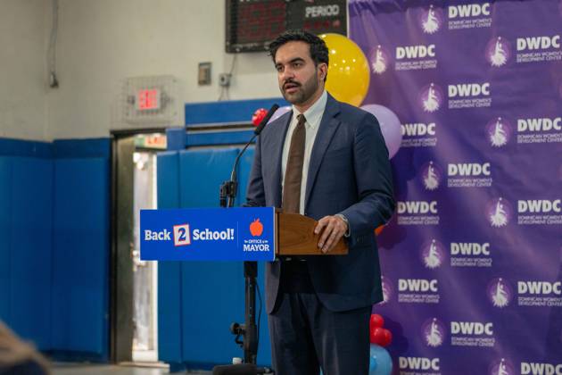 New York, NY- September 10: Mayor Zohran Mamdani, Kathy Hochul and Kamar H. Samuels Bring NYC Public Schools Procurement into the 21st Century, Saving More than 00 Million. Credit: Camara Porter USA  - ZUMAa123 20260910_zaa_a123_017 Copyright: xAdMediax