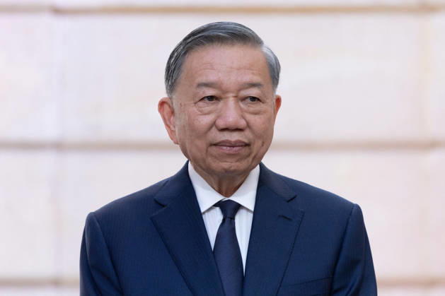 Vietnam s President To Lam delivers a press statement following his bilateral talks with the French President at the Élysée Palace in Paris on September 10, 2026. Raphael Lafargue, Pool Bestimage, Paris, France  Copyright: xRaphaÃ«lxLafarguex xPoolx xBestimagexRaphaÃ«lxLafarguex xPoolx xBestimagex