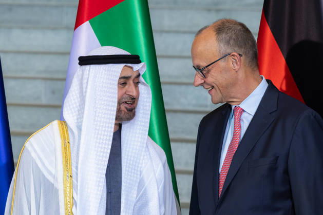 State visit by His Highness the President of the United Arab Emirates, Sheikh Mohammed bin Zayed Al Nahyan, to the Federal Republic of Germany, Berlin, September 10, 2026: The President of the United Arab Emirates, Sheikh Mohammed bin Zayed Al Nahyan, and Federal Chancel