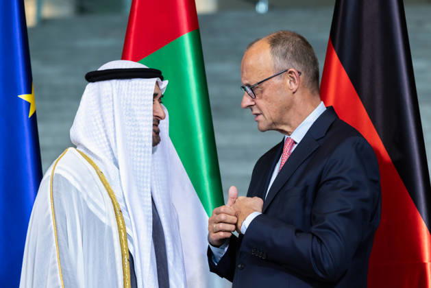 State visit by His Highness the President of the United Arab Emirates, Sheikh Mohammed bin Zayed Al Nahyan, to the Federal Republic of Germany, Berlin, September 10, 2026 The President of the United Arab Emirates, Sheikh Mohammed bin Zayed Al Nahyan, and Federal Chancell